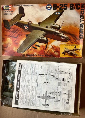 Vintage revell b - b-25, b/c
