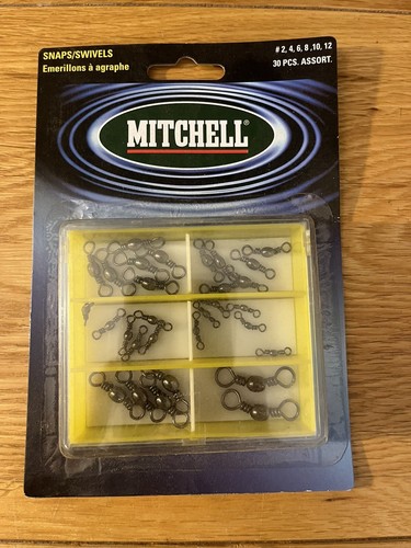 Mitchell snaps swivels x30 - snaps,